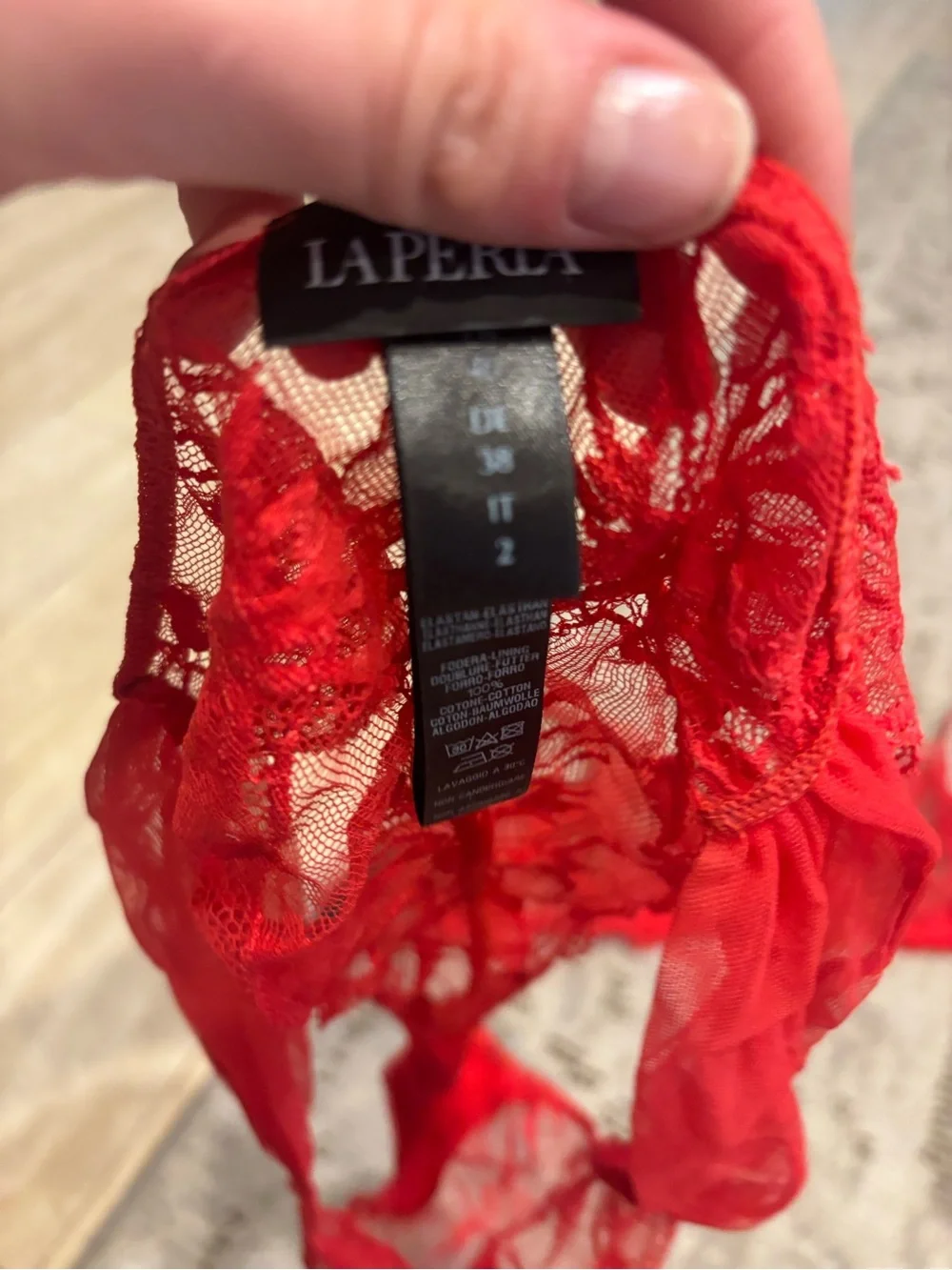 La Perla sheer lace